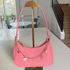 Like Dreams Charmed Mini Pink Shoulder Bag